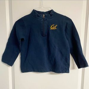 Garbinc Toddler Boy's Blue Pullover Labeled "Cal"